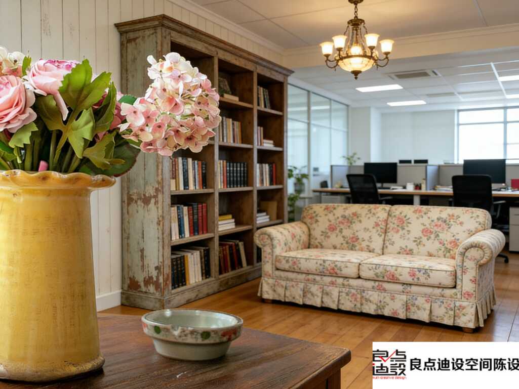 被问爆的「复古田园风」办公室!软装设计细节美到不想下班✨